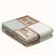 Hermes Caramel Echecs Et Trames Blanket