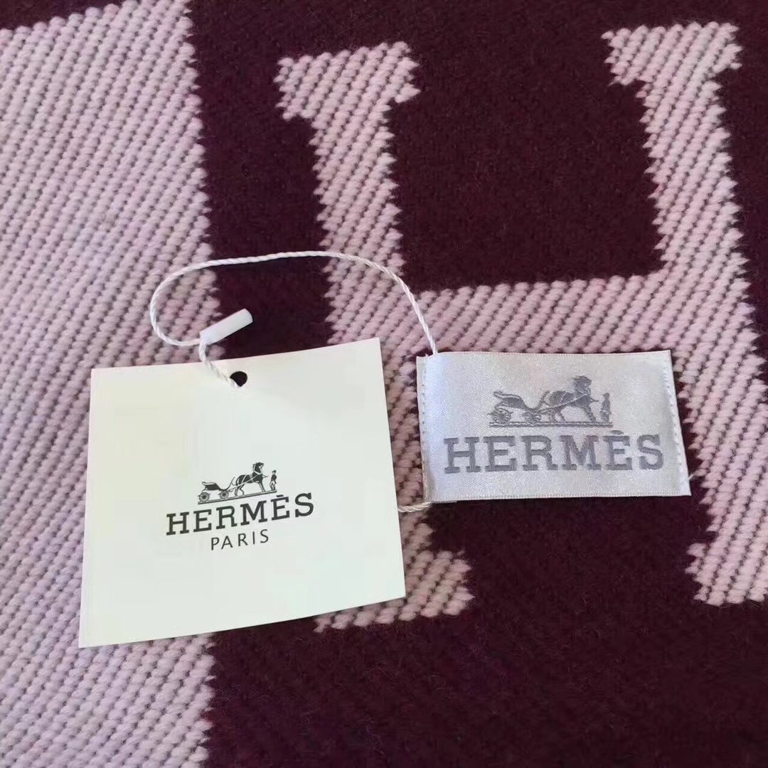 Hermes Fuchsia Avalon Blanket