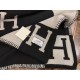 Hermes Black Avalon Blanket