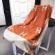 Hermes Orange Avalon Blanket