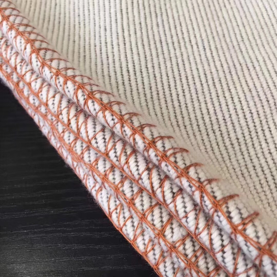 Hermes Orange Avalon Blanket