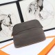 Hermes Medium Bolide Travel Case In Taupe Cotton