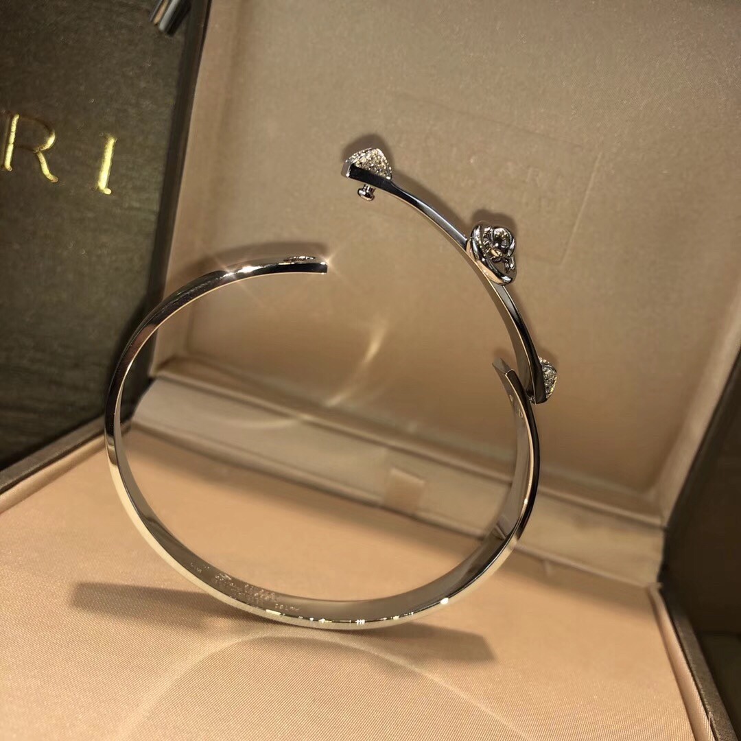 Hermes Silver Collier de Chien Bracelet