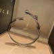 Hermes Silver Collier de Chien Bracelet