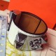 Hermes White Alligator Collier de Chien Bracelet Size S