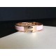 Hermes Pink Enamel Clic H PM Bracelet