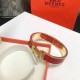 Hermes Red Enamel Clic H PM Bracelet