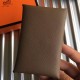 Hermes Taupe Epsom Calvi Card Holder