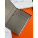 Hermes MC² Euclide Card Holder in Tourterelle Shiny Alligator Leather