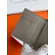 Hermes MC² Euclide Card Holder in Tourterelle Shiny Alligator Leather