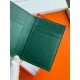 Hermes MC² Euclide Card Holder in Vert Emeraud Shiny Alligator Leather