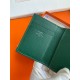 Hermes MC² Euclide Card Holder in Vert Fonce Shiny Alligator Leather