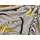 Hermes Grey/Yellow Panoplie Equestre Eyeliner Shawl 140