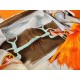 Hermes Beige Projets Carres Shawl 140