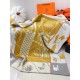 Hermes Avalon Epopee Blanket in Jaune Wool and Cashmere