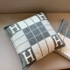 Hermes Grey Small Avalon III Pillow Cover