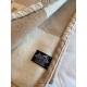 Hermes H Drapeau Blanket in Naturel and Grege Cashmere