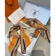 Hermes Beige/Orange Voitures en Equilibre Shawl 140