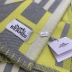 Hermes Ithaque Blanket in Tilleul Wool and Cashmere