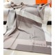 Hermes H Riviera Blanket in Beige Wool and Cashmere