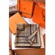 Hermes Caramel Tatouages Marins Bandana Shawl 140