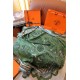 Hermes Green Tatouages Marins Bandana Shawl 140