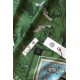 Hermes Green Tatouages Marins Bandana Shawl 140