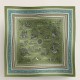 Hermes Green Tatouages Marins Bandana Shawl 140