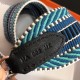 Hermes Sangle Cavale 50 mm Bag Strap Blue/Black