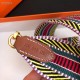 Hermes Sangle Cavale 50 mm Bag Strap Yellow/Red