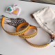 Hermes Yellow Tressage Cuir 25 MM Bag Strap