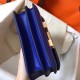 Hermes Mini Constance 18cm Epsom Blue Electric Bag