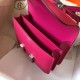 Hermes Mini Constance 18cm Rose Red Epsom Bag