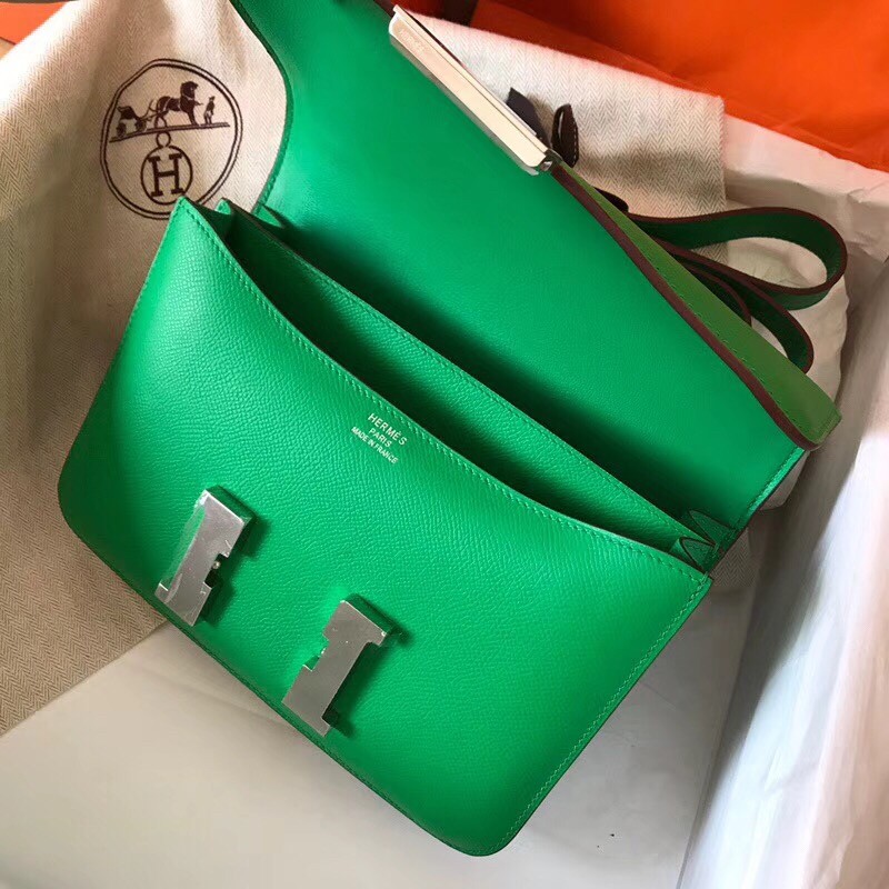 Hermes Epsom Constance 24cm Bambou Handmade Bag