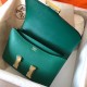 Hermes Epsom Constance 24cm Malachite Handmade Bag