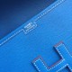 Hermes Blue Epsom Jige Elan 29 Clutch Bag