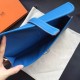 Hermes Blue Epsom Jige Elan 29 Clutch Bag