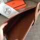 Hermes Gold Epsom Jige Elan 29 Clutch Bag