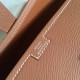 Hermes Gold Epsom Jige Elan 29 Clutch Bag