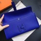 Hermes Blue Electric Epsom Jige Elan 29 Clutch Bag