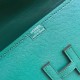 Hermes Malachite Epsom Jige Elan 29 Clutch Bag