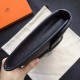 Hermes Black Epsom Jige Elan 29 Clutch Bag