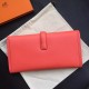 Hermes Rouge Pivoine Epsom Jige Elan 29 Clutch Bag