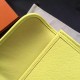 Hermes Yellow Epsom Jige Elan 29 Clutch Bag