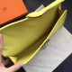 Hermes Yellow Epsom Jige Elan 29 Clutch Bag