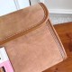 Hermes Ocre Suede Jige Elan 29 Clutch Bag