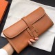 Hermes Gold Swift Jige Elan 29 Clutch