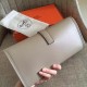 Hermes Grey Swift Jige Elan 29 Clutch