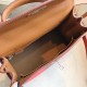 Hermes Multicolor Stripes Kelly 28cm Gold Bag