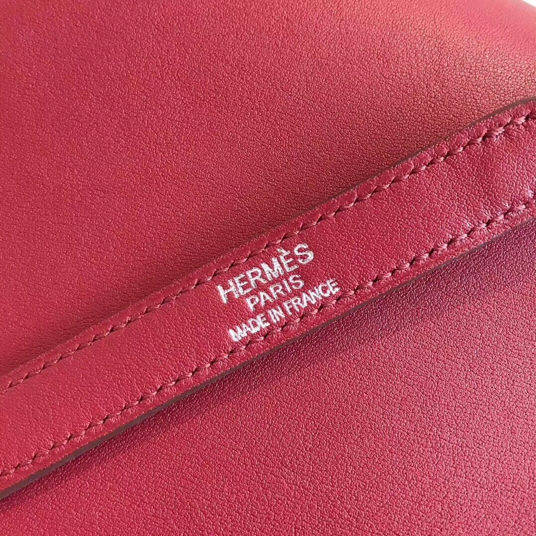 Hermes Multicolor Blocks Kelly 28cm Ruby Bag